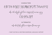 Featherstitch Script, a Script Font by Beck McCormick (Thumbnail 10 of 10)