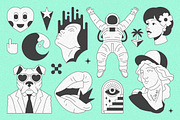 Y2K Illustrations and Elements Set, an Object Illustration by Vasya Kobelev (Thumbnail 4 of 17)