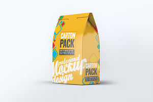 Carton Box Pack Mock-Up