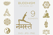Buddhism, meditation, yoga, an Icon by Bloom21Art (Thumbnail 1 of 3)