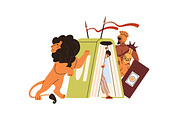 Fantasy books concepts set, a Person Illustration by PaperTrident (Thumbnail 2 of 9)