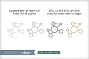 Minimal chart icons, an Outline Icon by Picture Window (Thumbnail 5 of 5)