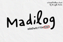 Madilog – A Playful Children Font