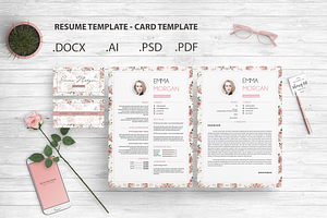 Pack Resume And Card Template / M