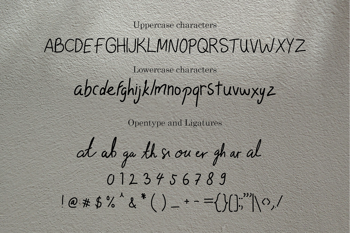 Joyberry - Handwritten Font, a Handwritten Font by imdeyaa (Photo 2 of 7)