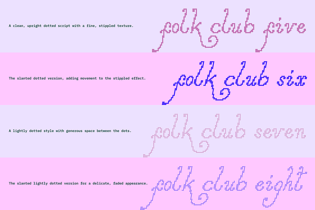 Folk Club // 17 Font Set (Pixel), a Script Font by PeachCreme (Photo 13 of 18)