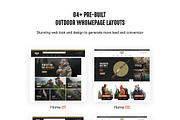 Leo Huntor - Hunting & Outdoor Gear, a Bootstrap Template by LeoTheme (Thumbnail 2 of 11)