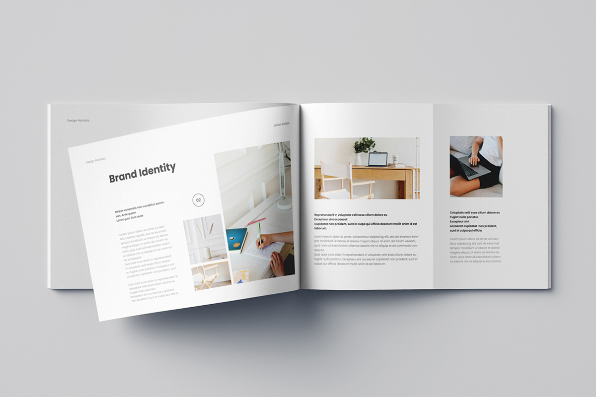 Works Portfolio Template | MS Word, a Brochure Template by HiveArts (Photo 5 of 9)