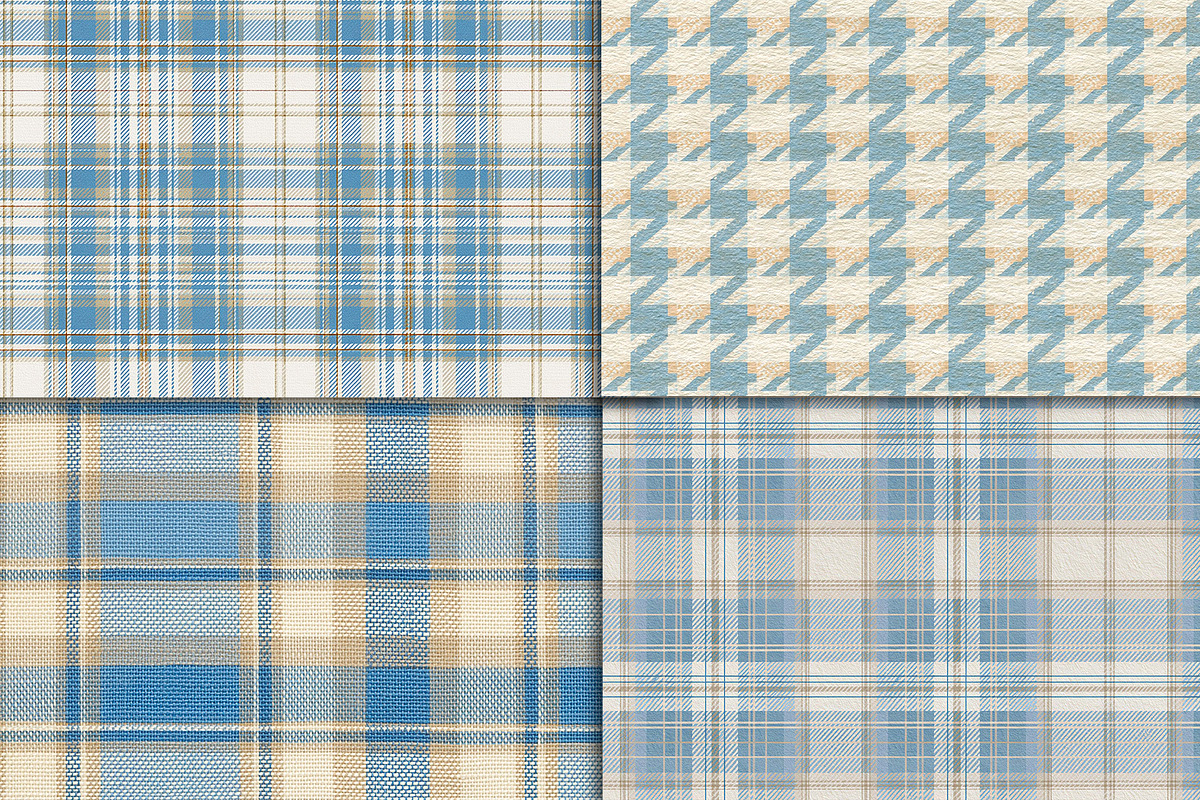 Pastel Plaid Scrapbook Paper Pack, a Pattern Graphic by Area (Photo 22 of 31)