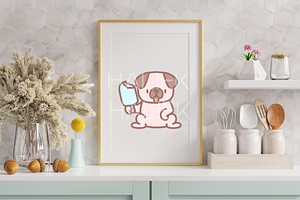 740 Kawaii Cute Dogs SVG Collection