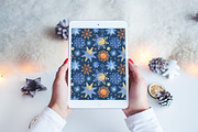 Christmas fantasy. Set snowflakes2, a Decorative Illustration by BrushArtDesigns (Thumbnail 6 of 9)