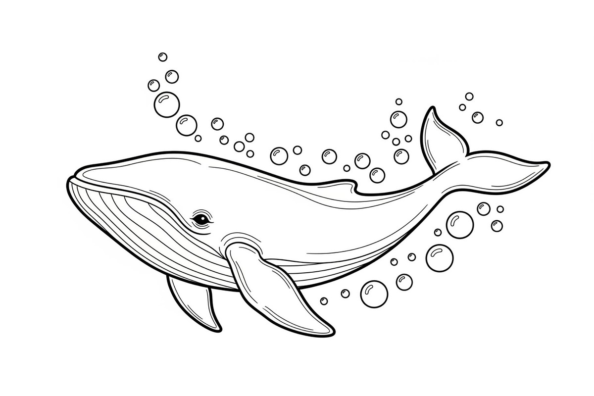 Whale Line Art Vector Bundle, an Illustration by yasushie (Photo 11 of 51)