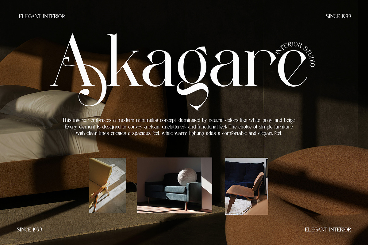 Belvind Modern Elegant Serif Font, a Serif Font by Alfinart (Photo 5 of 11)