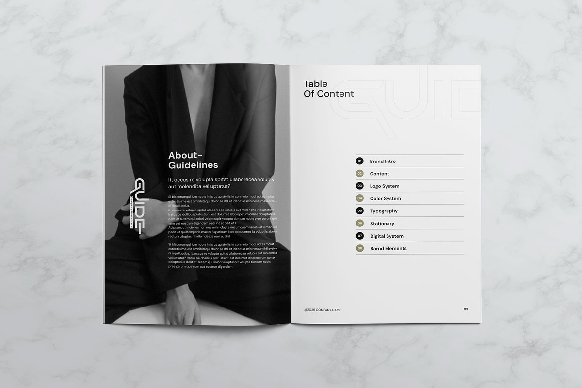 MINIMAL | Brand Guidelines preview 3