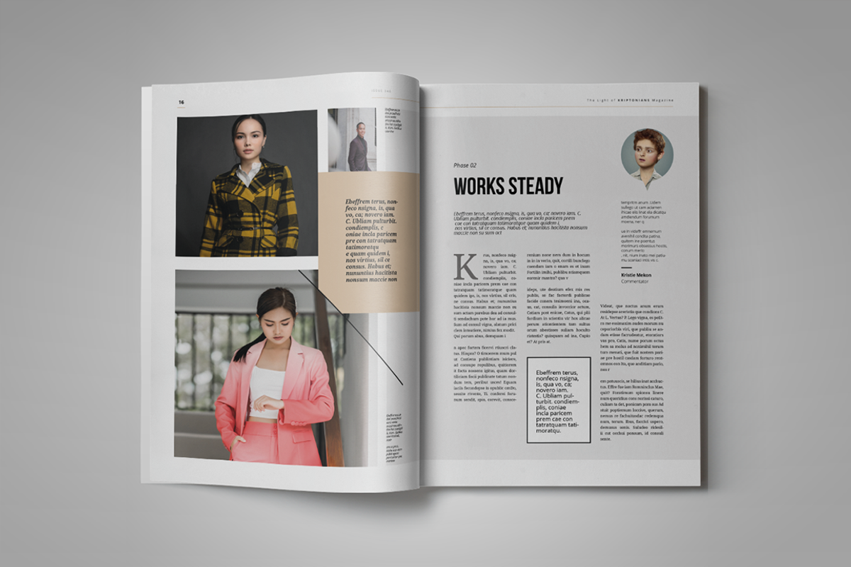 Kriptonians | Magazine Template, a Magazine Template by spidergraph (Photo 10 of 12)