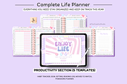 Purple Pastel Digital Planner, a Stationery Template by Tas Creative Studio (Thumbnail 7 of 12)