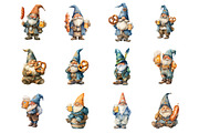 Oktoberfest Gnome Clipart, an Illustration by Design Market (Thumbnail 2 of 3)