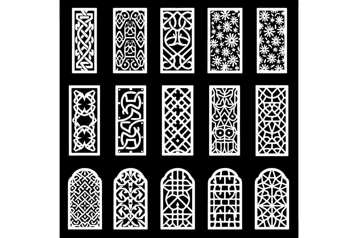 Ornamental Panel SVG Bundle, an Object Graphic by Creativeshirt (Photo 8 of 13)