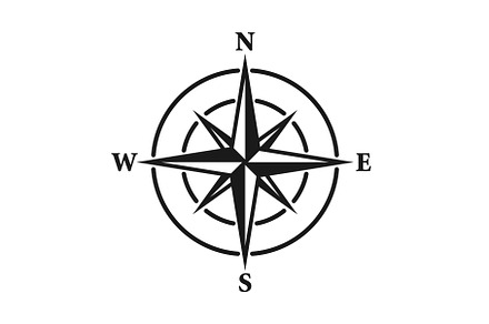 Vintage marine wind rose, nautical, an Object Graphic by 32pixels