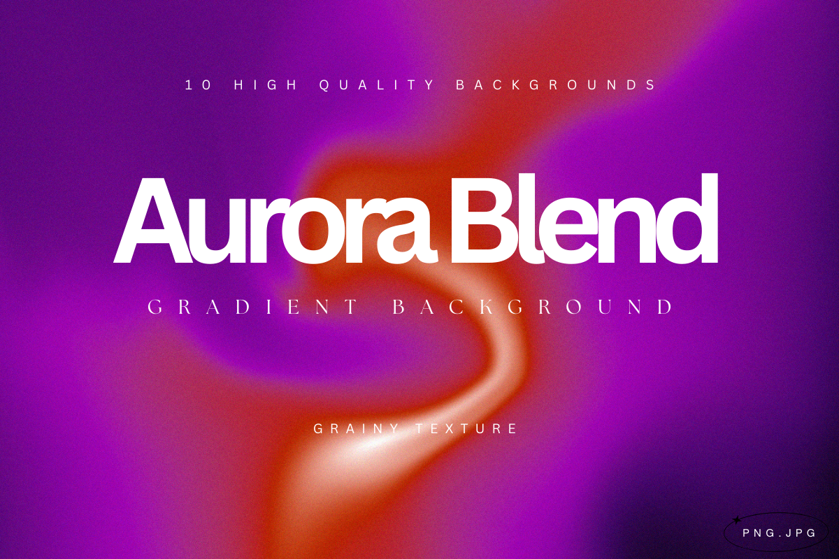 Aura Gradient Grainy Backgrounds, a Background Graphic by presetsroom (Photo 7 of 10)