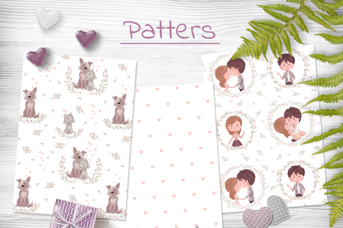 I Love You • romantic collection, a Decorative Illustration by MeadowFox (Photo 4 of 8)