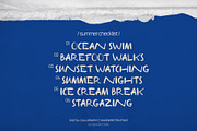 Ocean Inside Handwritten Font, a Handwritten Font by MOODSTORE (Thumbnail 8 of 12)