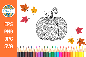 Pumpkin Coloring Pages For Adult