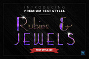 Rubies & Jewels #1 - 20 Text Styles, a Layer Style Add-On by Jonas Stensgaard (Thumbnail 10 of 23)