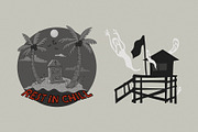 Halloween Сreepy Beach Collection, a Seasonal Illustration by Kokoshka (Thumbnail 6 of 16)