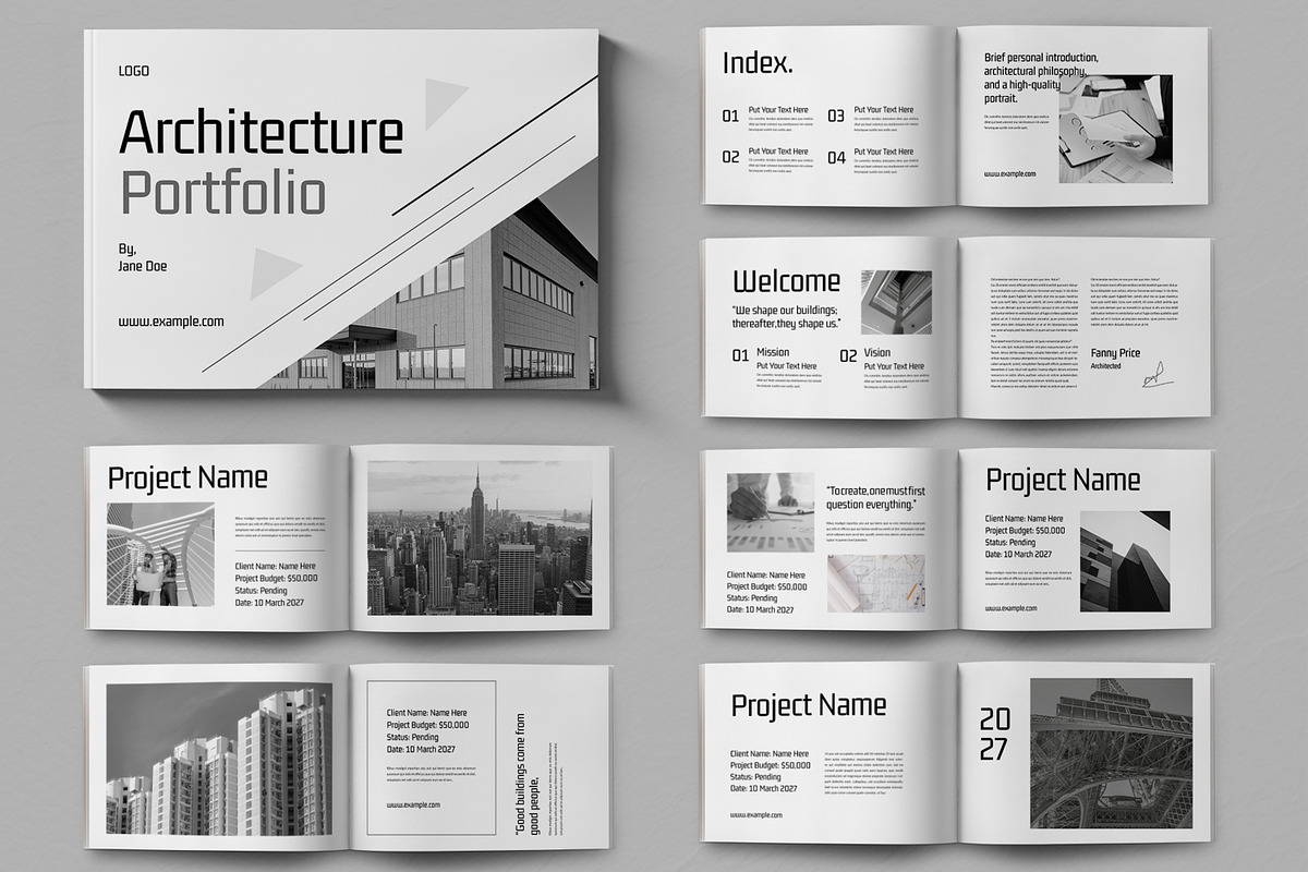 Modern Architecture Portfolio, a Brochure Template by ContestDesign (Photo 1 of 5)