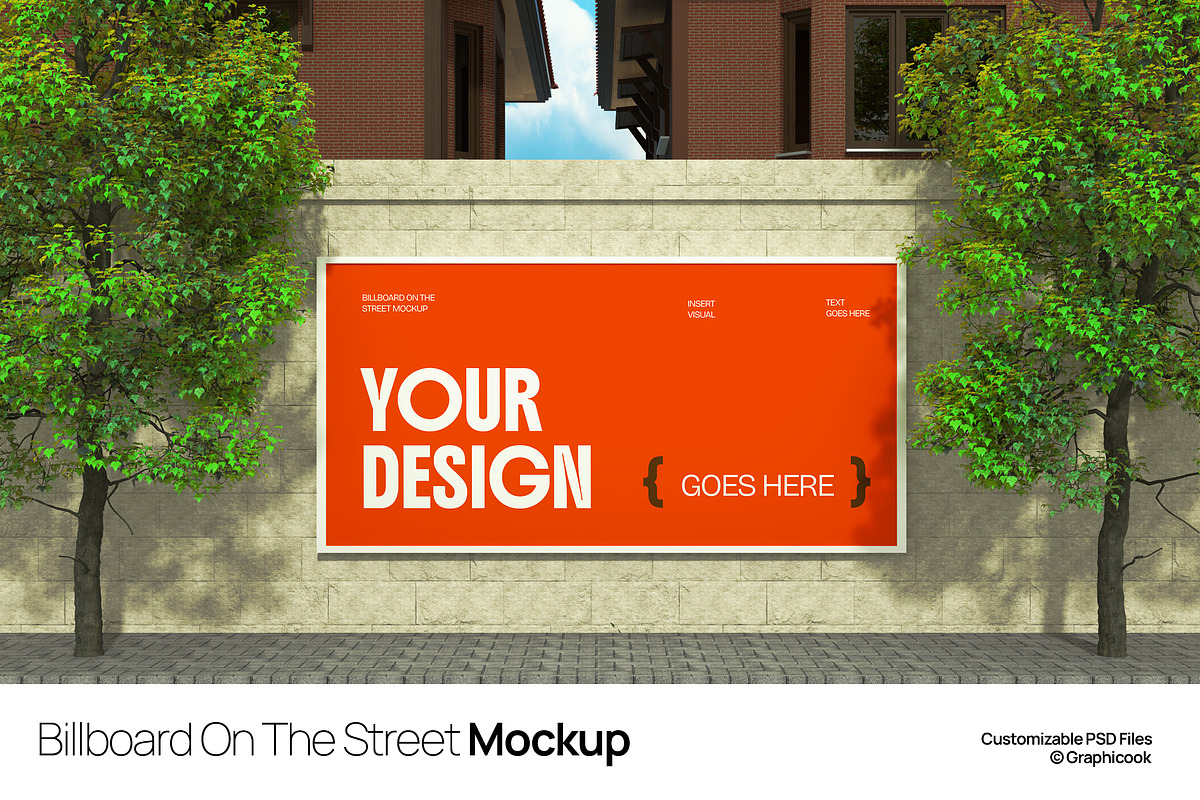 Billboard On The Street Mockup, a Mockup by graphicook (Photo 1 of 4)
