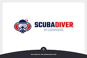 Scuba Diver Logo Template, a Branding & Logo Template by LOGOMAGINE (Thumbnail 14 of 16)