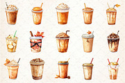Autumn Coffee Cup Clipart, an Illustration by Rose Art (Thumbnail 2 of 4)