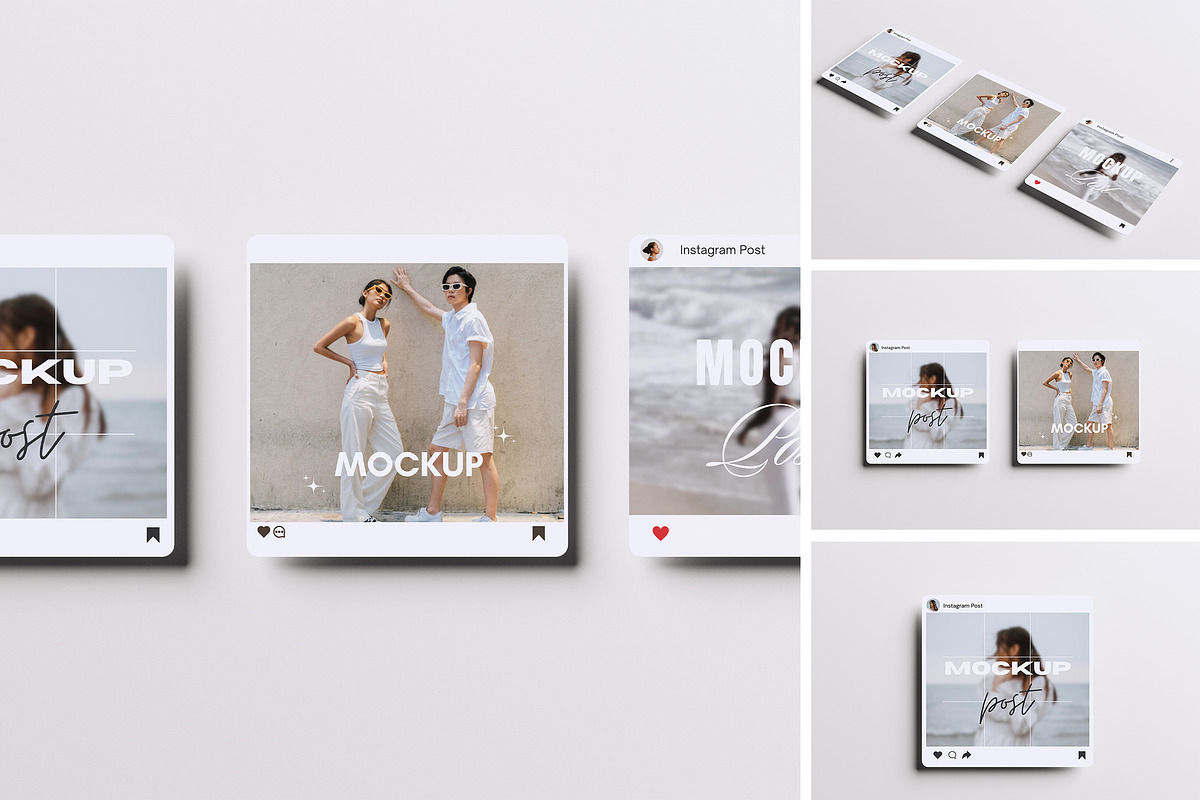 Instagram Post Mockup, a Device Mockup by HanaSaka_Studio (Photo 1 of 5)