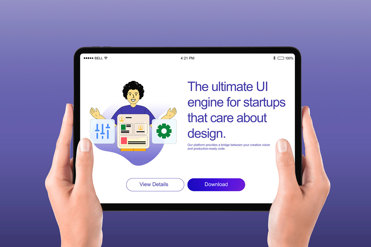 SaaS, UI & Startups Illustration, a Technology Illustration by SLAB! Design (Photo 5 of 6)
