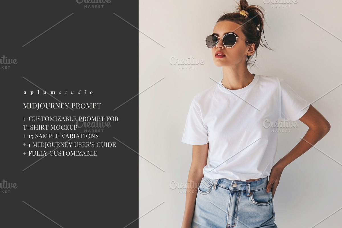 Prompt for t-shirt mockup, a Beauty & Fashion Photo by AS Studio (Photo 8 of 12)
