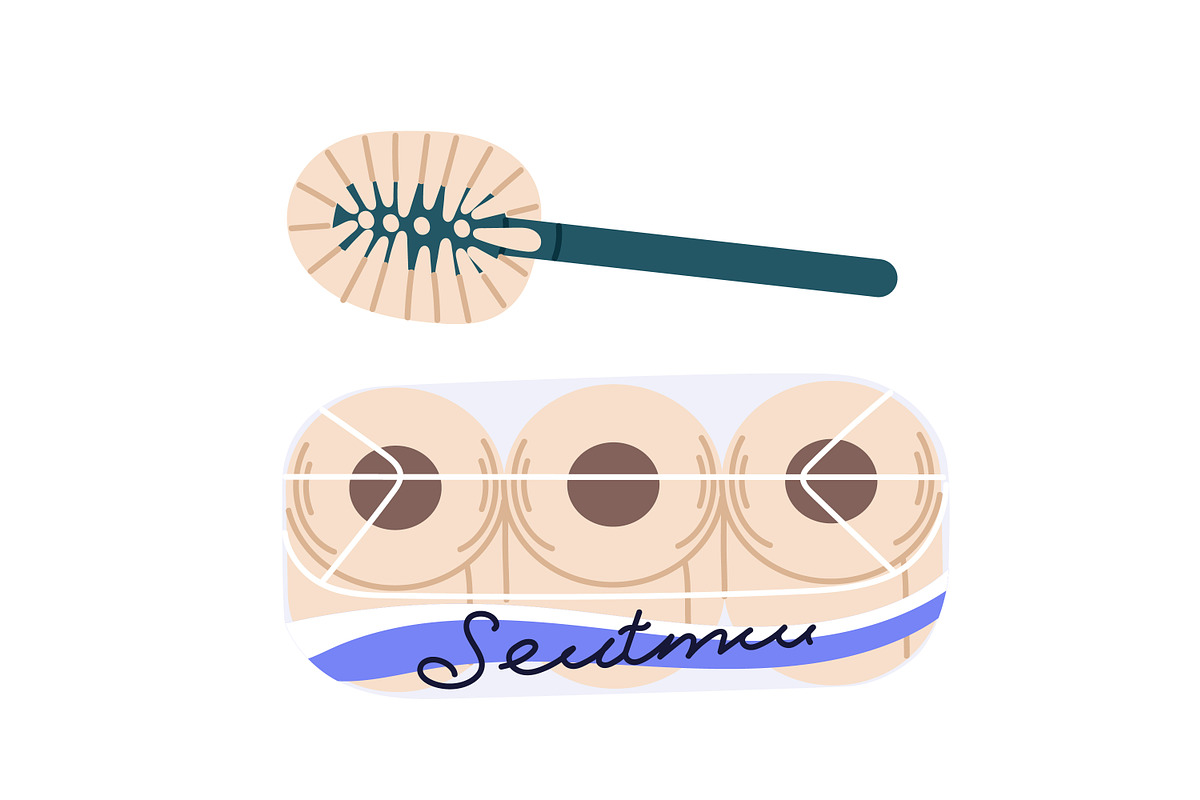 Household cleaning supplies set, an Object Illustration by Good Studio (Photo 4 of 7)