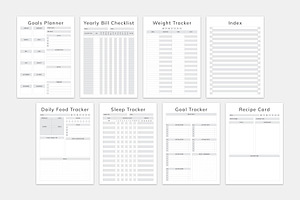 InDesign Planner Bundle Pack Vol.25