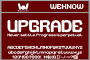 Connect Brains font, a Font by weknow (Thumbnail 6 of 9)
