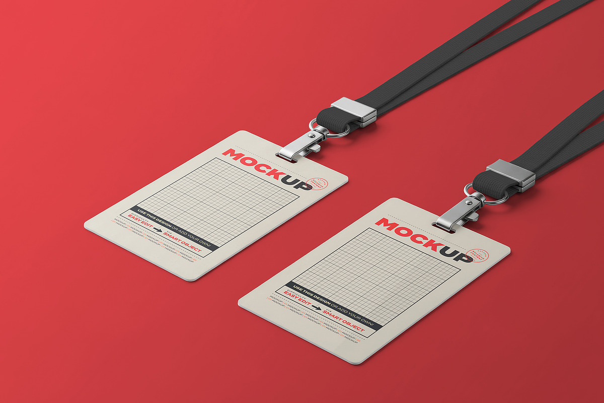 Card Id Full Customizable Mockups, a Mockup by Luuqas Design (Photo 4 of 7)