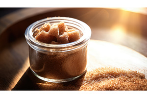 light brown sugar background ai, a Background Photo by pikepicture