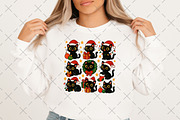 Christmas Black Cat PNG, an Illustration by Craft Nest (Thumbnail 2 of 6)