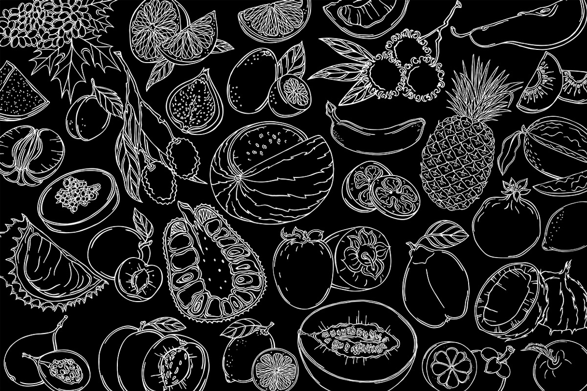 Vector fruit, an Illustration by risovanya (Photo 7 of 9)