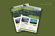 Simple Travel Flyer Template, a Flyer Template by Siska Arista (Thumbnail 1 of 2)