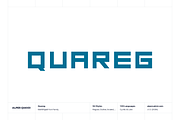 Quareg Square Block Typeface, a Sans Serif Font by alpercakici (Thumbnail 1 of 9)