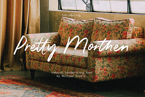 Pretty Morthen Handwriting Fonts, a Handwritten Font by Multype Studio