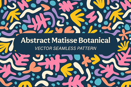Abstract Matisse - Vector Pattern