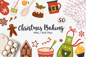 Christmas Baking Clipart