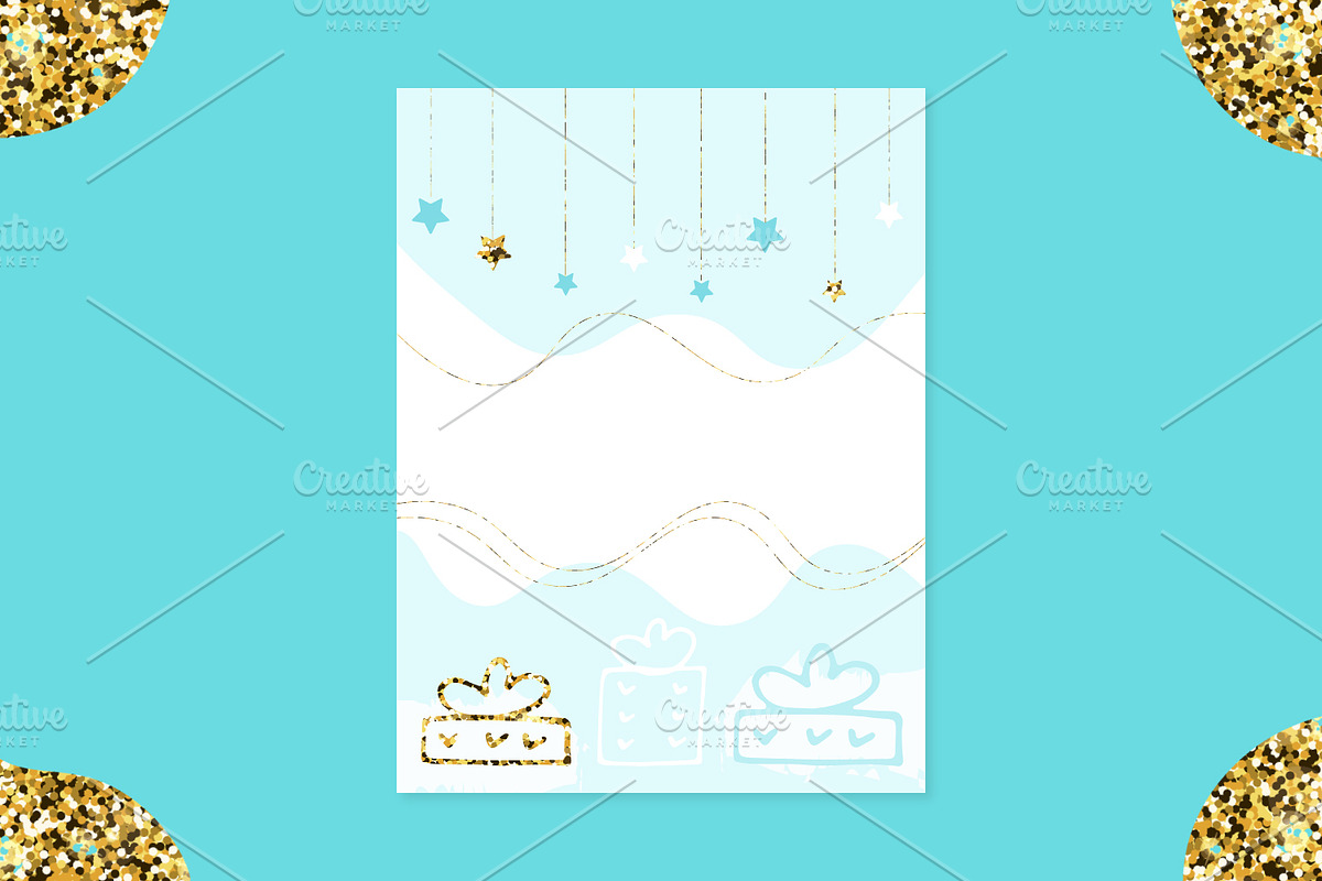 Greeting Card, Invitation, Gift  Tag, an Invitation Template by kh_cat (Photo 3 of 8)