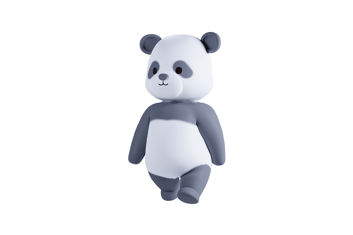 3D Pack Cute Animal Panda, an Animal 3D Model by Astuti Studio (Photo 5 of 11)